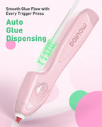 Pink Hot Glue Gun Cordless & Rechargeable, Auto Dispensing Mini Hot Glue Gun - Image 4