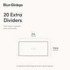 BLUE GINKGO 20 Dividers - Image 2