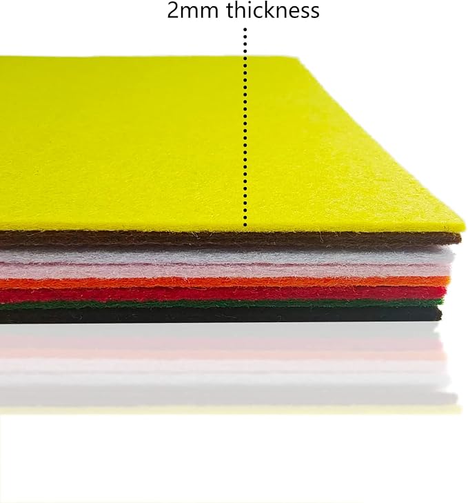 Jtnohx Stiff Felt, 2mm Thick Felt Sheets - Image 6