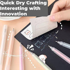 Craft Quick Dry Glue Pen 12PCS Set, Paper Crafting Glue Pen - Image 5