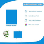 2 Pack 12'' x 16'' Opaque SkyBlue Acrylic Sheet, 3mm Thick Acrylic Plastic - Image 5