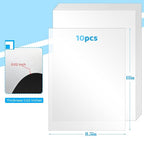 TKOnline 10 PCS Plexiglass Sheets, 8.5" x 11" x 0.02 Clear PET Sheet Panels - Image 2