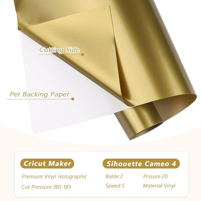 WRAPXPERPT Glossy Gold Permanent Vinyl, Home Decor, Car Decal, Personalization - Image 5