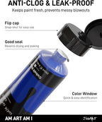 JusArt Blue Acrylic Paint, 8.45oz/250ml Large Tube, Heavy Body Rich Pigment - Image 7