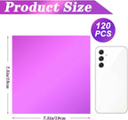 Ahardaim 120Pcs Colored Cellophane Sheets, 7.5 x 7.5 Inch Cellophane Paper - Image 2