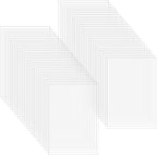 50Pcs Heat Resistant Clear Acetate Sheets, 4.3x6.3 Inch Acetate Sheets by Unknown