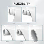 biguphate EVA Foam Roll - 8mm White Ultra High Density Craft Foam - 15 x 39 - Image 5