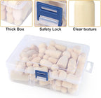 JMIATRY 100PCS Wooden Peg People Wooden Peg Dolls Unfinished Wooden People | - Image 7