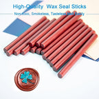 Wax Seal Stick, 15 Pieces Glue Gun Wax Seal Sticks - Image 2