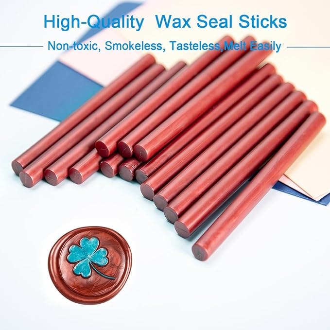 Wax Seal Stick, 15 Pieces Glue Gun Wax Seal Sticks - Image 2