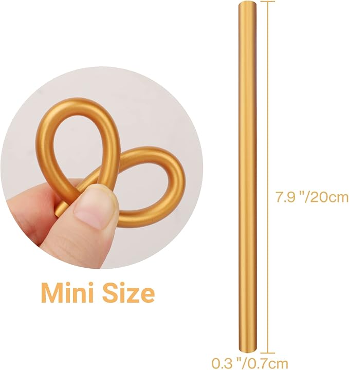 ENPOINT Metallic Gold Hot Glue Sticks, 36 Pack Mini Hot Melt Glue Sticks Colored - Image 2