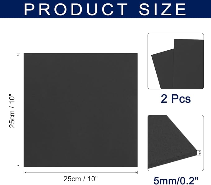 MECCANIXITY Foam Sheets Crafts 10x10 Inch 5mm EVA Craft Foam Paper Foam Sheets - Image 2