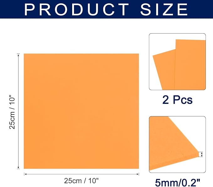 MECCANIXITY Foam Sheets Crafts 10x10 Inch 5mm EVA Craft Foam Paper Foam Sheets - Image 2
