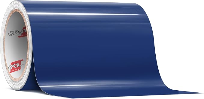 ORACAL 651 Gloss Dark Blue Permanent Vinyl Tape Roll – Premium Adhesive Film by Orafol