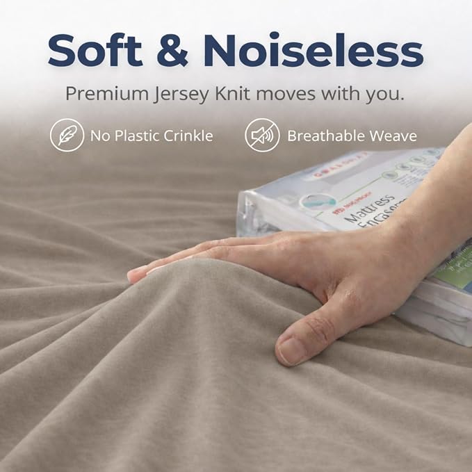 Guardmax Jersey Knitted Cot Size Zippered Mattress Encasement - Image 7