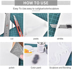 BENECREAT 4 Pcs 2mm PVC Foam Sheet White Plastic Sheet 11.8x15.7 Inch - Image 4