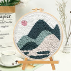 Landscape Punch Needle Kit for Adult Beginner, Painting Crochet Kit, Home Decor - Image 2