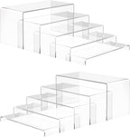 ANDGOO 10 Pack Large Acrylic Display Stands, 2 Set Perfume Stand Organizer by ANDGOO