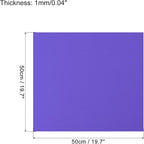 MECCANIXITY EVA Foam Sheets Dark Blue 19.7 Inch x 19.7 Inch 1mm Thick Crafts - Image 2