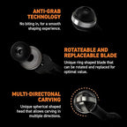 ARBORTECH Ball Gouge | Ø 30 mm Spherical Shaped Wood Gouge Power Carving - Image 2