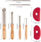 DIYOOHOMY Pottery Carving Tools Set, Clay Sculpting Tools - Image 6