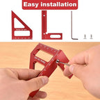 Aleric Imperial 3D Multi Angle Measuring Ruler, High Precision 45/90 Degree - Image 5