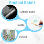 12 Inches x 80 ft 6 Mil Rolls Blank Stencil Sheets Acetate Sheets Clear - Image 3