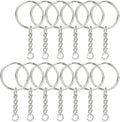 100 Pcs NANSSY 1 Inch/25mm Split Keyrings by NANSSY