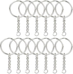 150 Pcs NANSSY 1 Inch/25mm Split Keyrings by NANSSY