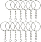 150 Pcs NANSSY 1 Inch/25mm Split Keyrings by NANSSY