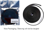 50ft - 1/4 inch & 1/2 inch PET Expandable Braided Sleeving – Black – Alex Tech - Image 6