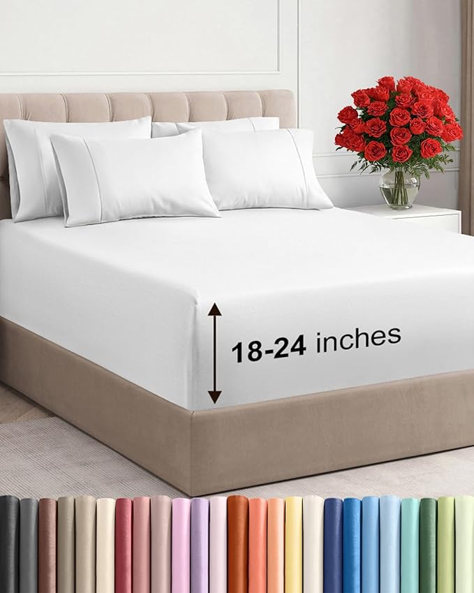 Extra Deep Cal King Sheet Set by CGKUnlimited