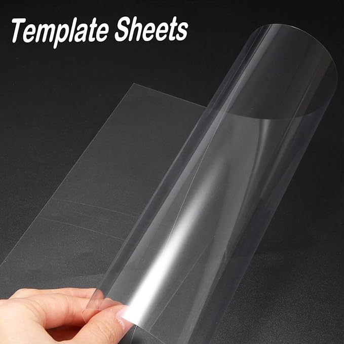 15 Pack 6 mil Blank Mylar Stencil Sheets | 12 x 12 Inch Clear Blank Plastic - Image 3