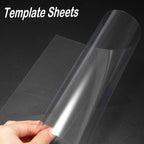 15 Pack 4 mil Blank Mylar Stencil Sheets | 12 x 12 Inch Clear Blank Plastic - Image 3