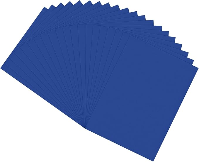 biguphate 20 Pack Blue EVA Foam Sheets, 15.7 x 11.8 in, 1MM Thick Foam Paper by Biguphate