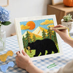 BEUNITONE Bear and Nature Style Punch Needle Kit - Image 4