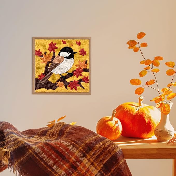 DOODLREAM Chickadee in Autumn Needle Kit - Image 6