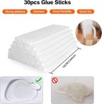 SHJADE Hot Glue Gun with 30 Glue Sticks, 20W Mini Hot Melt Gun Kit | Fast - Image 5