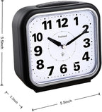 Tinload 5.5" Large No Ticking Analog Alarm Clock, Silent Readable - Image 5
