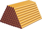 Metallic Gold Hot Glue Sticks, Mini Adhesive EVA Sticks by ENPOINT