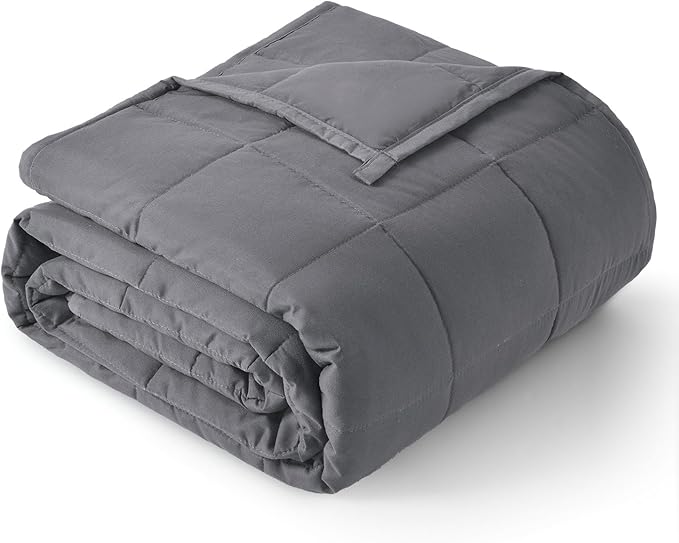 Topblan Weighted Blanket Queen Size 15lbs, Soft Cooling Weighted Blanket by Topblan