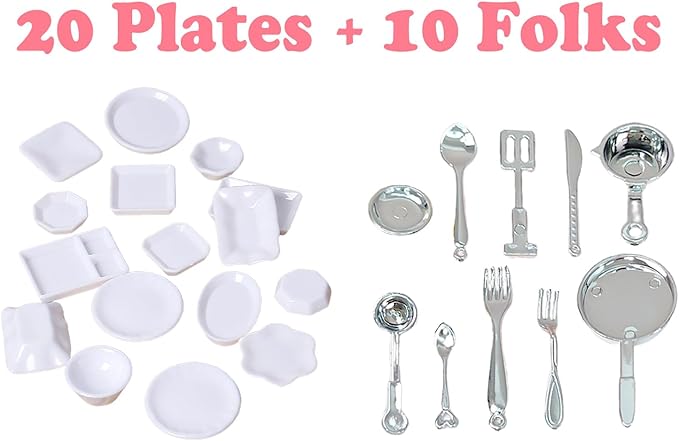 150Pcs Miniatures Food Drinks Bottles Doll House Accessories 1:12 Playset - Image 6