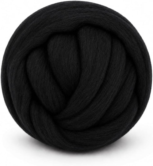 1.76oz Wool Roving: Needle Felting Wool White Roving Wool Felting Supplies Pure by Gipony