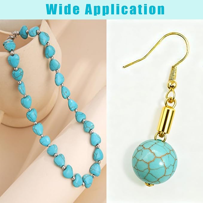 Turquoise Cross Beads for Bracelet Making - Image 7