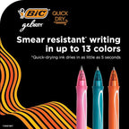 BIC Gelocity Quick Dry Ocean Themed Gel Pens, Medium Point, 8-Count -Pen Set - Image 4
