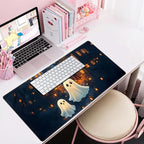 Cute Desk Mat Ghost Cartoon Mouse Pad Haunted House Style Desk Pad, Gaming - Image 7