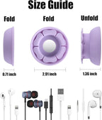 MAIRUI Wired Earbud Case Earphone Headphone Cord Organizer Earbuds Wrap Soft - Image 3