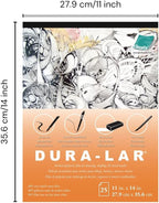 Grafix Dura-Lar 0.005" Film, Translucent 11"x14", Economical Alternative to - Image 2