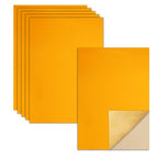 Biaungdo Yellow Self Adhesive Felt Sheets, 8 x 12 Inch | A4 Size, Felts Fabric by Biaungdo