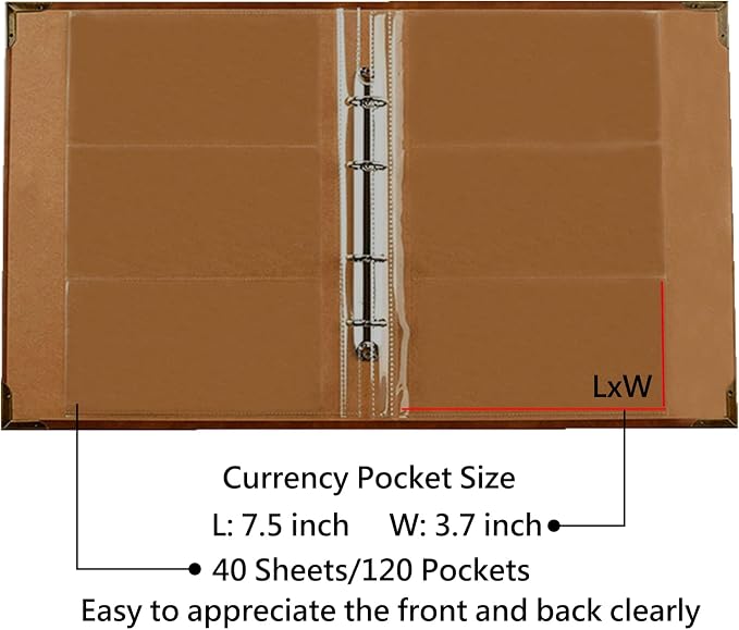 Currency Paper Money Collection Album Book - Image 2
